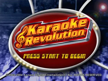 Karaoke Revolution (USA) screen shot title